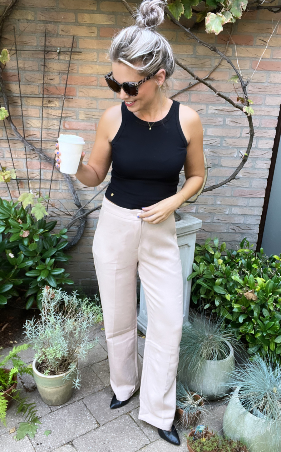 Louise Pantalon Beige