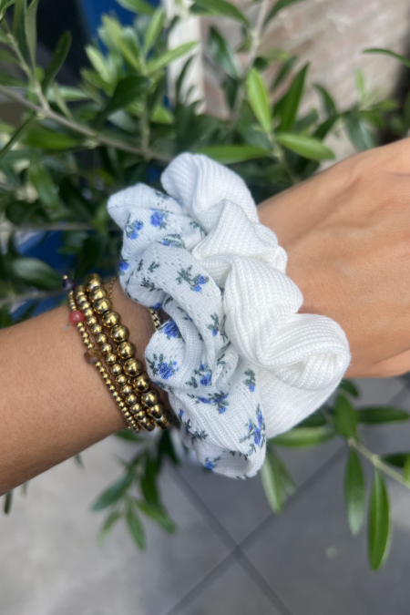 Scrunchie set blauw