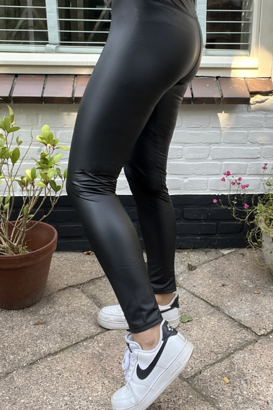 Leren legging